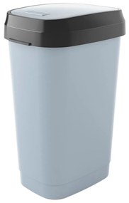 KIS Hulladékgyűjtő Dual Swing Bin L szürke, 50 L