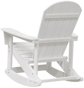 Adirondack hintaszék Fehér 73.5x92x90 cm HDPE
