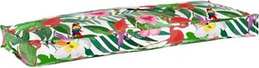 vidaXL Párna Virágos Sokszínű 110 x 40 x 8 cm Oxford Szövet