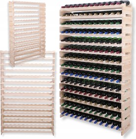 168 palackos állvány bortartó állvány moduláris 14x12 építs úgy, mint egy kattanó építőkocka