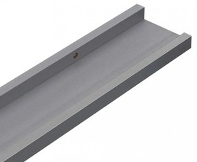 4 db szürke fali polc 115 x 9 x 3 cm