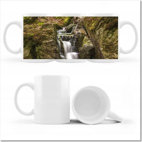 Fényképes bögre Vízesés Erdei zuhatag