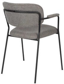 Világosszürke étkezőszék szett 2 db-os Jolien – White Label