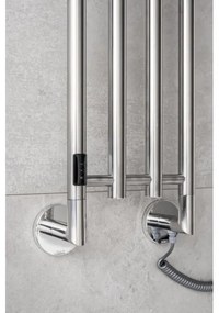 P.M.H. MO1SS-LK - MONA elektromos törölközőszárító, 93 W/230 V, 153,3 cm, IP44, rozsdamentes acél