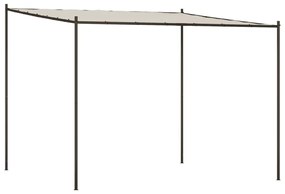 fehér szövet és acél pavilon 3 x 3 m 180 g/m²