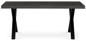 Étkezőasztal 180x90cm, laminált, szürke tölgy, HT-R5316 GREY