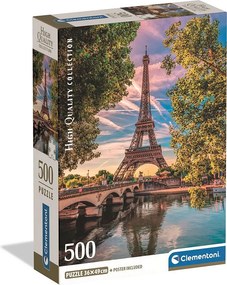 Párizs Along the Seine 500 db-os Compact puzzle Clementoni