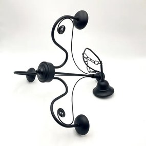 Brilagi - LED Csillár láncon COTTAGE 3xG9/40W/230V fekete/fehér