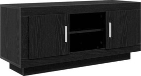vidaXL TV szekrény Fekete tölgy 102 x 35 x 45 cm Faanyag
