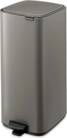 Szürke acél pedálos szemetes 30 l Bo – Brabantia