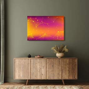 Szines absztrakt kép (90x60 cm)