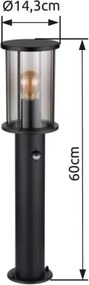 GLOBO 31362S GRACEY Mozgásérzékelős Állólámpa IP44