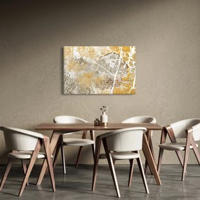 Kép - Vintage fal virágokkal (90x60 cm)