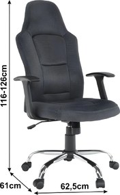 Irodai szék, szürke, VAN