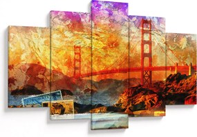 Kép - Golden Gate, San Francisco, Kalifornia (150x105 cm)