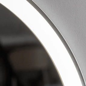 Brilagi-LED dimmelhető, fűthető tükör LED háttérvilágítással ALU PRO LED/18W/230V átmérő 60 cm IP44 fényes króm