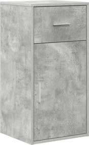 vidaXL Széf fiókkal Beton Szürke 38 x 34 x 75 cm