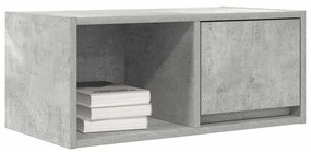 betonszürke szerelt fa TV-szekrény 60x31x25,5 cm