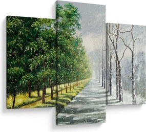 Kép - Tél versus nyár (90x60 cm)