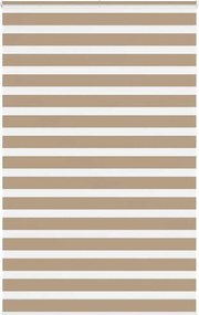 vidaXL zebrafüggönnyel homokbarna szövetszélesség 145,9 cm poliészter