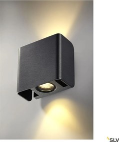 SLV 1002900 MANA Modern Kültéri Fali Lámpa Antracit LED IP65