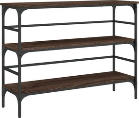 vidaXL barna tölgyszínű szerelt fa tálalóasztal 100 x 32 x 75 cm