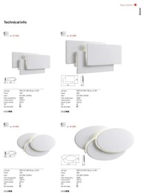 Redo 01-2297 - LED fali lámpa GAMER LED/36W/230V fehér