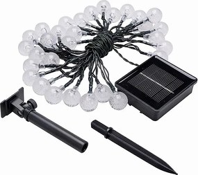 Napelemes lámpák ,Lánc fény Led gömbök 30 db MagicLux