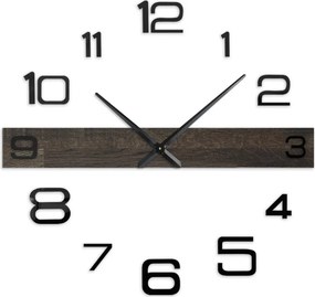 Minimalista elegáns falióra tölgyfából - POPOKLES