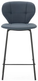 Sötétszürke bárszék szett 2 db-os (ülésmagasság 67 cm) Maura – Marckeric