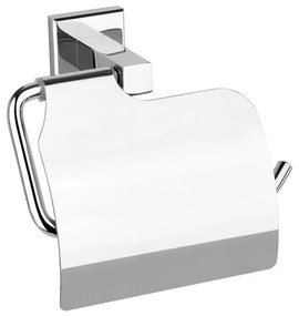 Fala Quad Chrom WC-papír tartó borítással, 14 x 10 x 7 cm