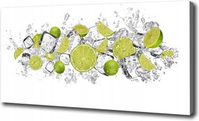 Vászonkép Lime jégkocka 100x70cm
