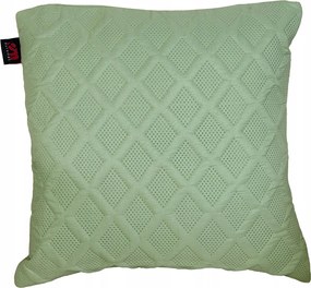 Díszpárnahuzat Parla 3D dombornyomott zöld 40x40 cm