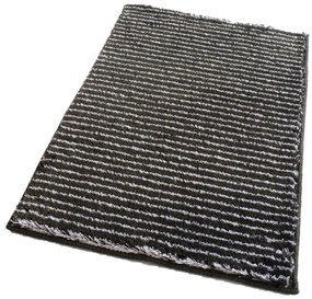 Fürdőszoba-szőnyeg PESCINA Antracit - Antracit / 80 x 150 cm