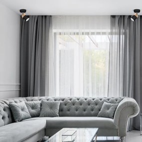 Spotlámpa JOKER BLACK WOOD 1xGU10/8W/230V