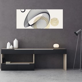 Kép - Geometriai formák N⁰3 (120x50 cm)