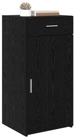 Széf fiókkal Musta tammi 42.5 x 40 x 93 cm Faanyag