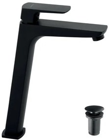 Mosdó csaptelep Novaservis Nobless EGO leeresztőszeleppel fekete 43503,5