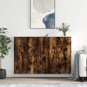2 db füstös tölgy színű faliszekrény 69,5 x 34 x 90 cm