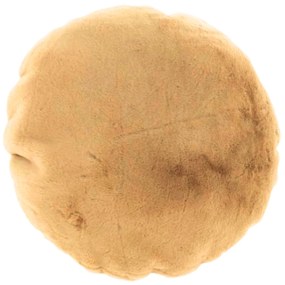 Kerek dekoratív párna LONNE 40 cm, sárga