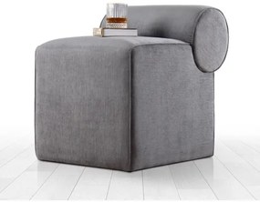 TIKI puff 47x45 cm szürke