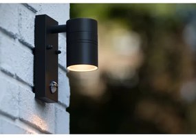 Lucide 14866/05/30 - LED Kültéri lámpa érzékelővel ARNE-LED 1xGU10/5W/230V