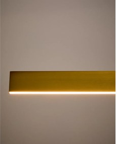 Aranyszínű LED függőlámpa fém búrával Boadella – Kave Home