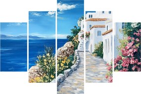 Kép - Sikátor a tenger mellett (150x105 cm)