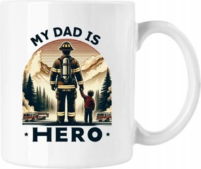 Tűzoltó bögre Mentő 5 Fehér 330ml