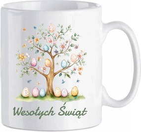 Húsvéti kerámia bögre Húsvéti tojással Boldog Karácsonyt 330 ml