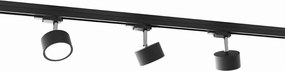 RENDL PIXIE háromáramkörös sínre fekete króm 230V LED GX53 7W