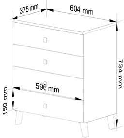 Komód Mobian 4 (kasmír). 1107560