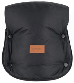 PETITE&amp;MARS - KÉSZLET Baba bundazsák 4 az 1-ben COMFY + babakocsi kézvédők Forever Black