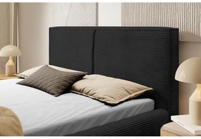 Franciaágy 180 cm Fatime (ágyráccsal) (tárolóhellyel) (fekete). 1099159
